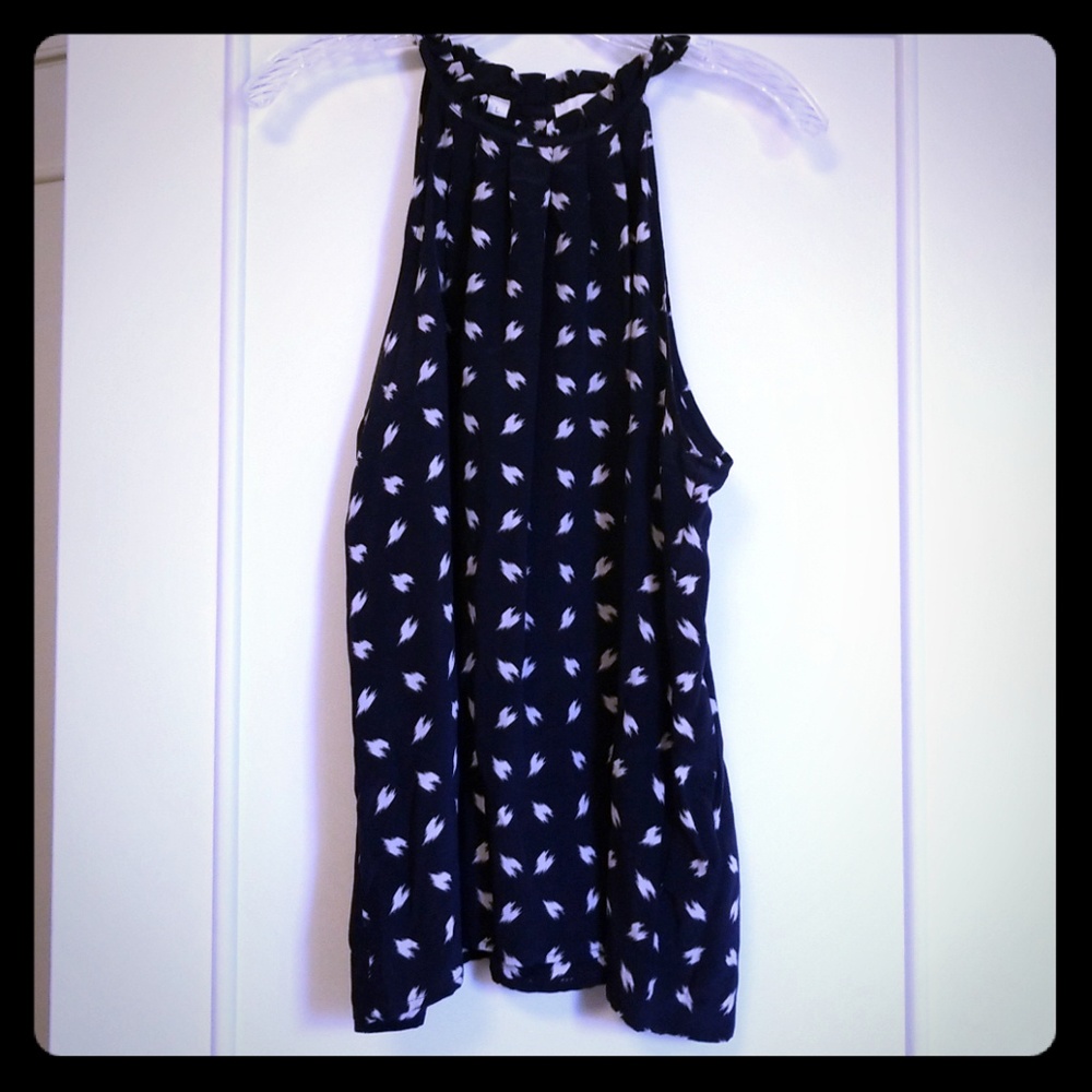 Silk sleeveless top